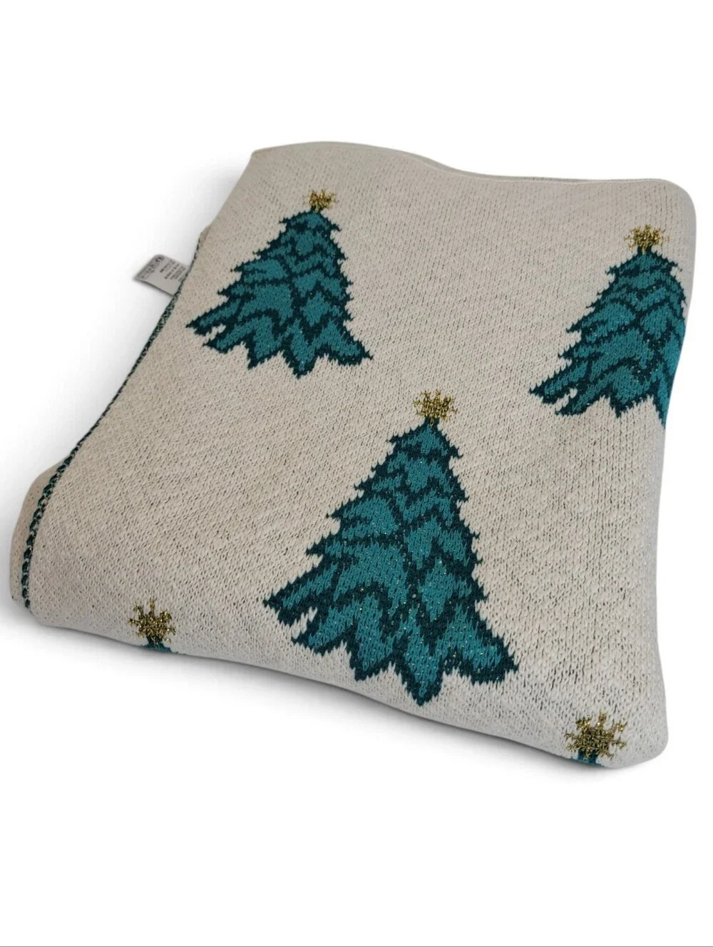 Anthropologie x Nutcracker Ballet Christmas Throw Cotton Tree